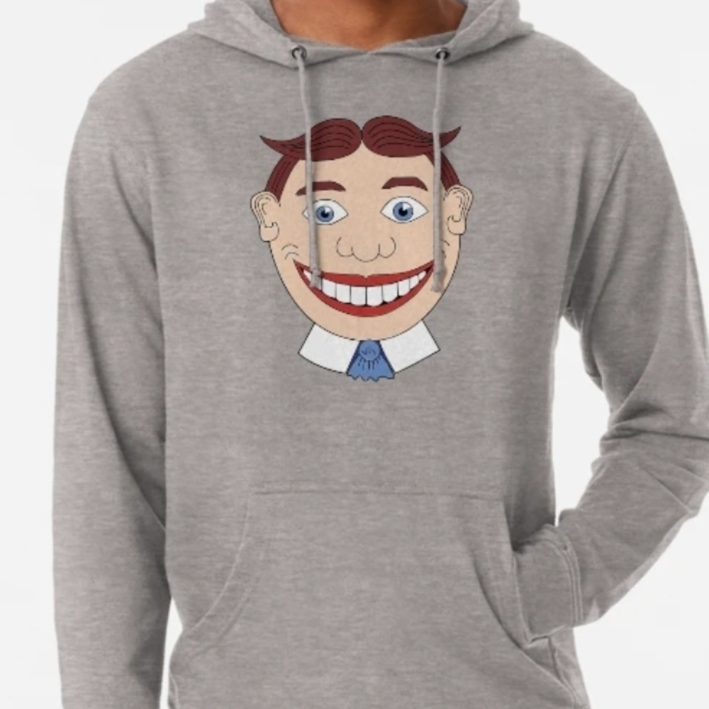 Gray Hoodie with Graphic Design